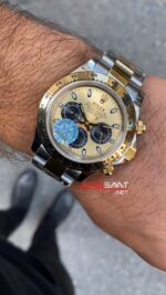 Rolex Daytona Cosmograph 40 mm 116503 Silver Gold Replika Saat ROLDA016