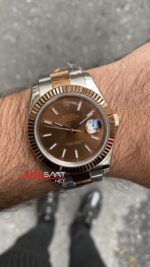 Rolex Datejust Chocolate 126333 Oyster Rose Gold