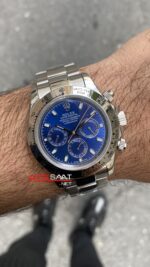Rolex Daytona Mavi 116509 Blue Dial Replika Saat
