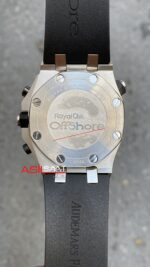 Audemars Piguet Royal Oak Offshore Diver Chronograph Siyah Kadran 42 mm Silver Replika Saat APOD020