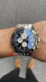 Breitling Chronoliner Siyah Y24310 Replika Saat