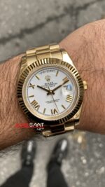 Rolex Day Date 2282238 White Gold President 40 mm
