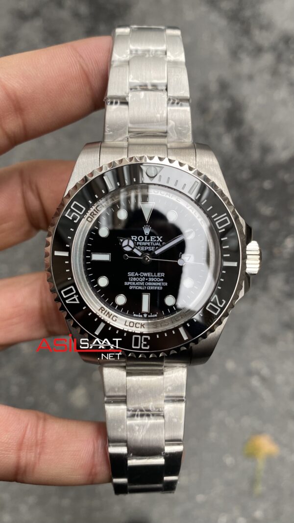Rolex Deepsea 136660 Siyah 44 mm Replika Saat