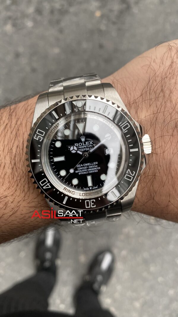 Rolex Deepsea 136660 Siyah 44 mm Replika Saat