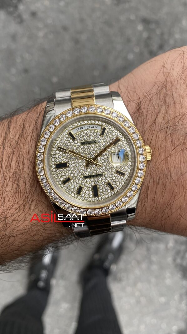 Rolex Day Date Taşlı Kadran 228239 Diamond Dial