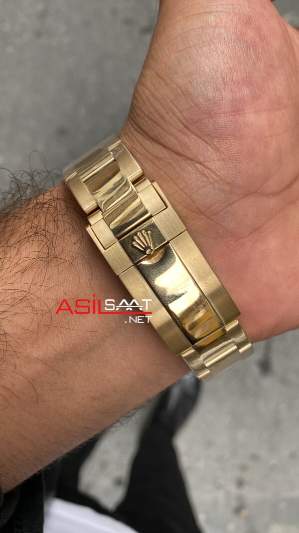 Rolex Gmt Master II 40 mm 116713 Gold Replika Saat ROLG003