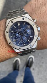 Audemars Piguet Royal Oak Chronograph 26240ST Mavi 41 mm Replika Saat