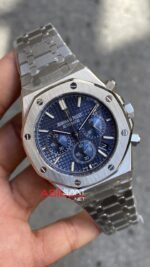 Audemars Piguet Royal Oak Chronograph 26240ST Mavi 41 mm Replika Saat