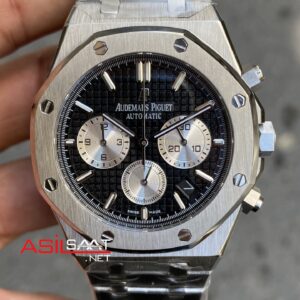 Audemars Piguet Royal Oak Chronograph 26331ST Siyah Replika Saat