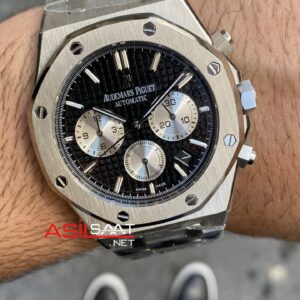 Audemars Piguet Royal Oak Chronograph 26331ST Siyah Replika Saat