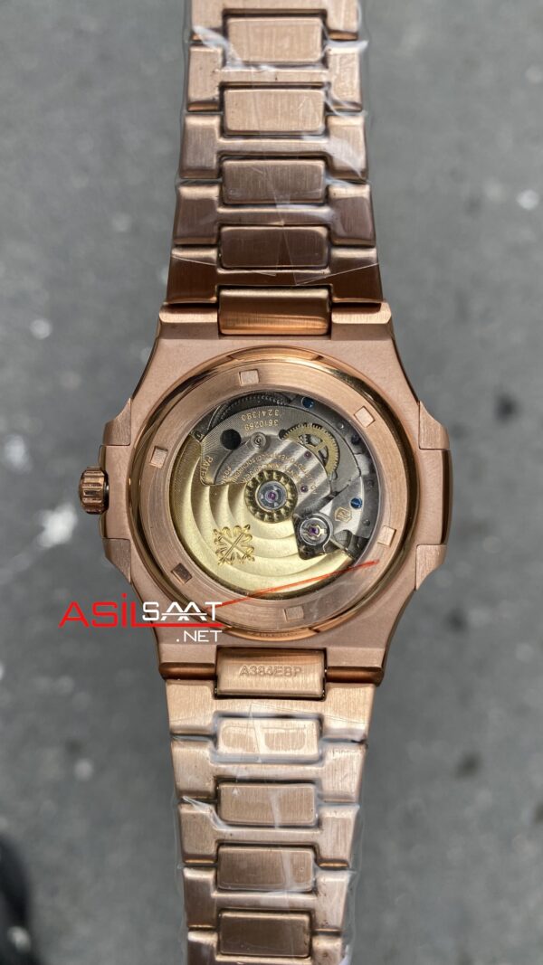 Patek Philippe Nautilus 40 th Year Anniversary Gri Kadran 40 mm 5711 Rosegold Replika PPNA027