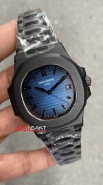Patek Philippe Nautilus Mavi Kadran 40 mm 5711 Black Replika Saat PPNA013