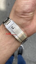 Rolex Submariner Date Diamond 41 mm 126610 Silver Replika Saat ROLS019