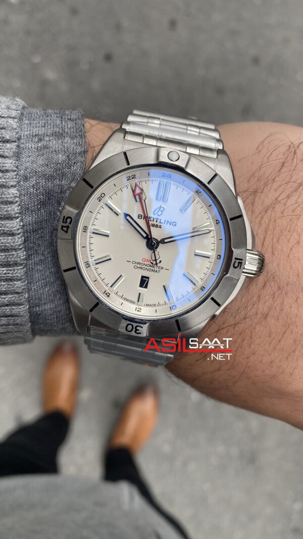 Breitling Chronomat GMT Beyaz Replika Saat
