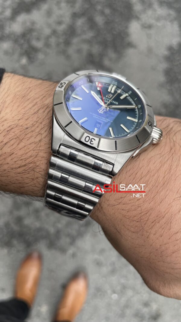 Breitling Chronomat GMT Mavi Replika Saat