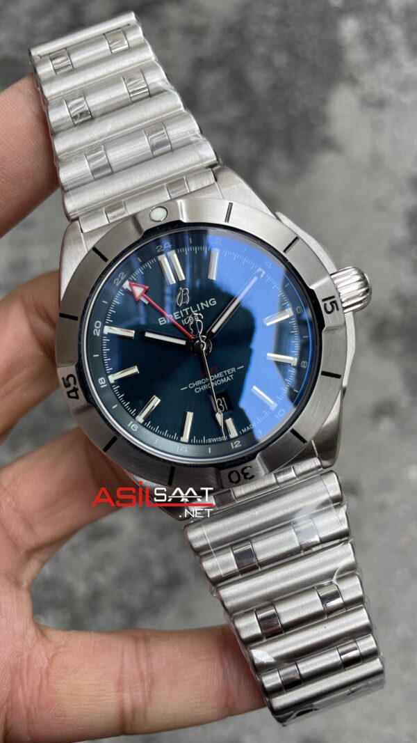 Breitling Chronomat GMT Mavi Replika Saat