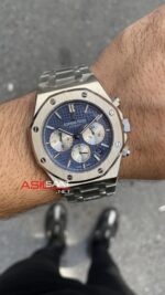 Audemars Piguet Royal Oak Chronograph 26331ST Mavi Replika Saat