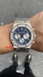 Audemars Piguet Royal Oak Chronograph 26331ST Mavi Replika Saat