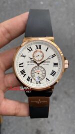 Ulysse Nardin Le Locle Suisse Maxi Marine Chronometer 44 mm Beyaz Kadran Replika Saat