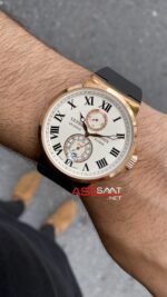 Ulysse Nardin Le Locle Suisse Maxi Marine Chronometer 44 mm Beyaz Kadran Replika Saat