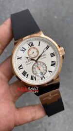 Ulysse Nardin Le Locle Suisse Maxi Marine Chronometer 44 mm Beyaz Kadran Replika Saat