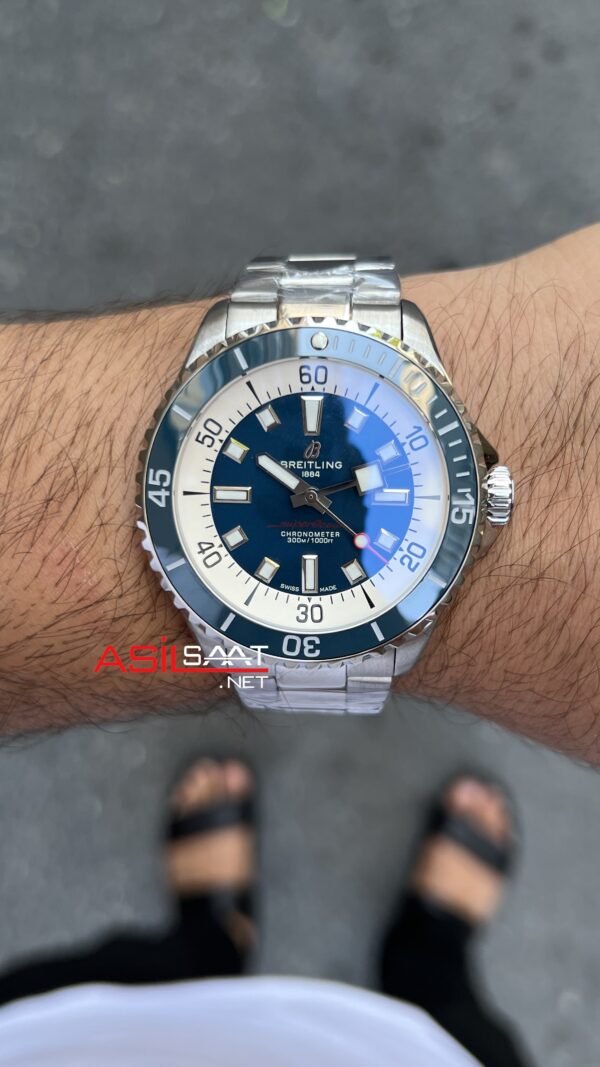 Breitling Superocean Mavi Replika Saat