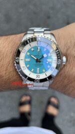 Breitling Superocean Turkuaz Replika Saat